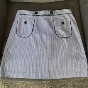 Banana Republic Seersucker Skirt